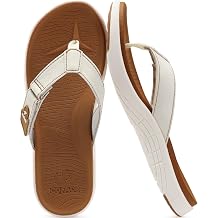 COFACE Flip Flops for Women with Arch Support Beach Thong Sandals for Woman Adjustable Fashion Orthopedic Sandal Outdoor