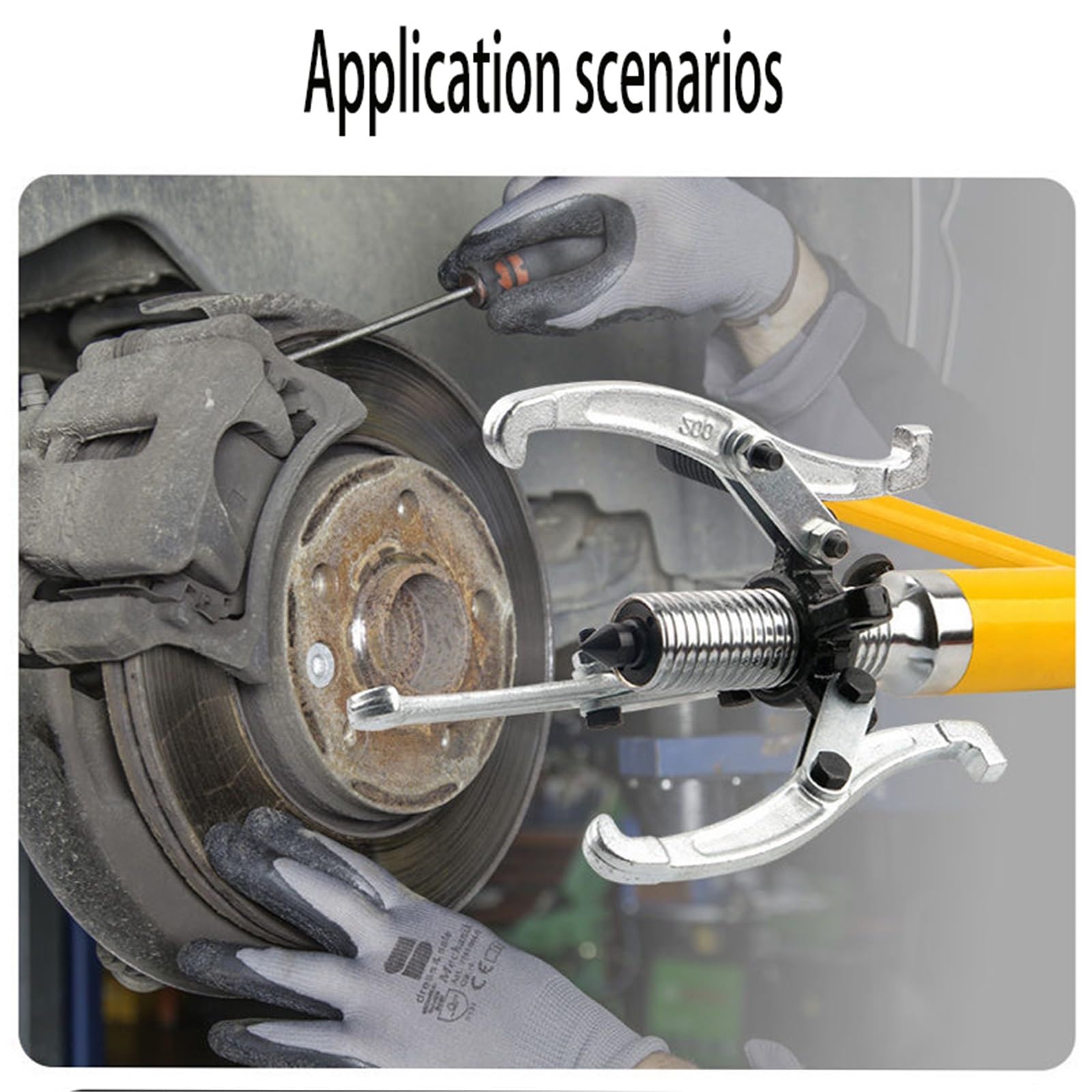 Extracteur d'engrenages hydraulique 5/10/15 tonnes, extracteur de roulements de roue, outils de séparation réglables à deux ou trois mâchoires for atelier de réparation de garage pour Pulling Hubs(5T)