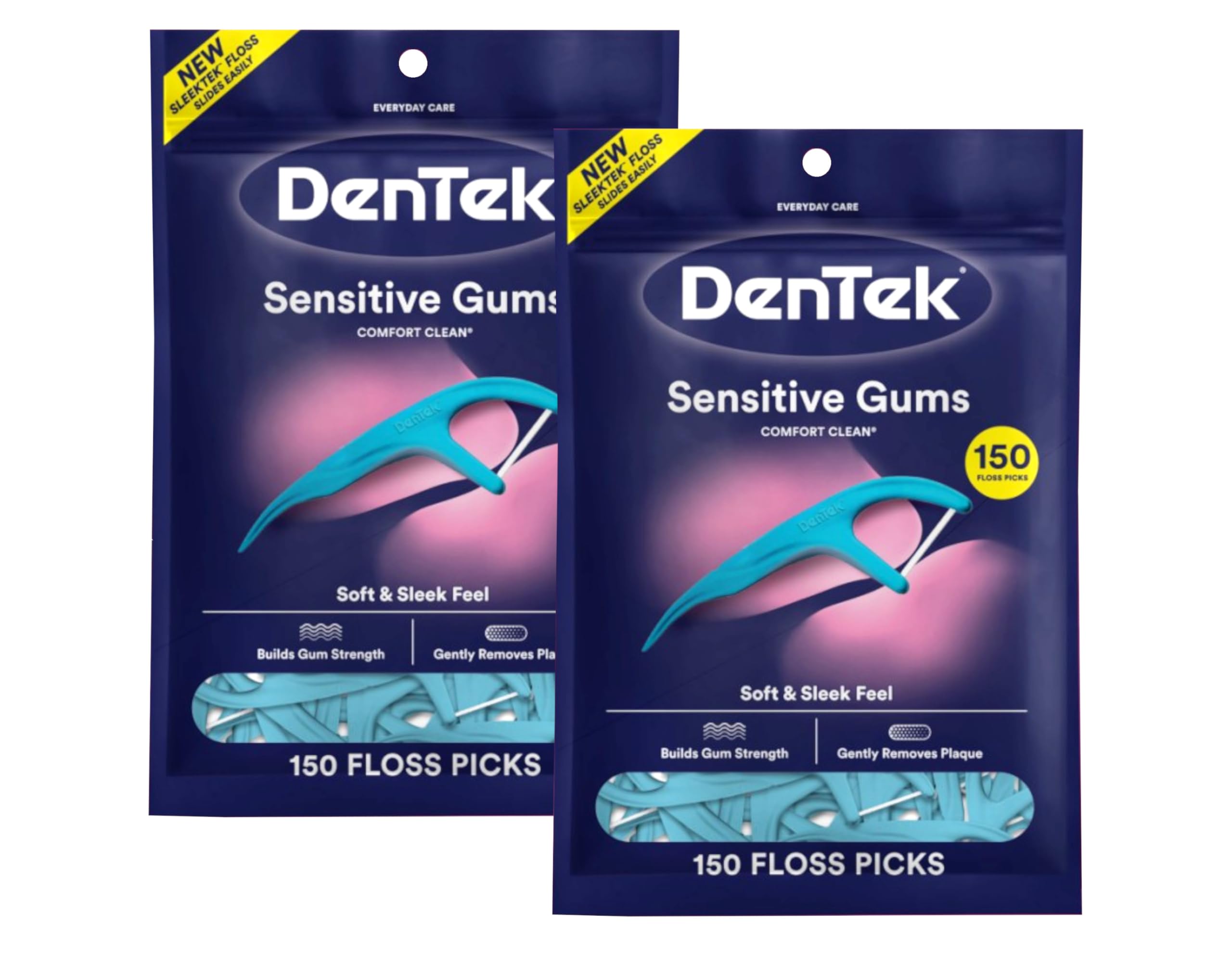 Photo 1 of ***missing parts***
DenTek Sensitive Gums Comfort Clean Floss Picks Fresh Mint 150 Count (2 Pack)