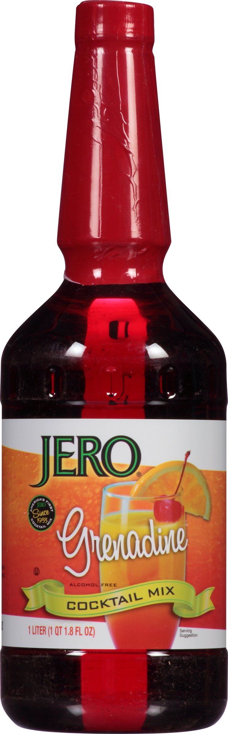 JeroMIXER JERO GRENADINE PLASTIC 33.8 oz. (6 count)