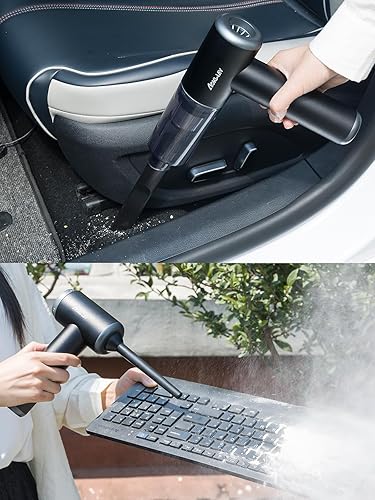 Miniatura 3 de aokway Aspiradora de Coche Portátil Inalámbrica 15000PA de Potente Succión, 7500mAh, 4-en-1, Mini Aspiradora de Alta Potencia para Coche, Hogar, PC,