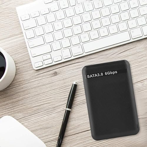Miniatura 6 de Qiilu Disco duro externo para portátil Disco duro externo Abs 2.5 pulgadas Usb3.0 Sata3.0 de alta velocidad 6Gbps Caja de disco duro móvil Soporta
