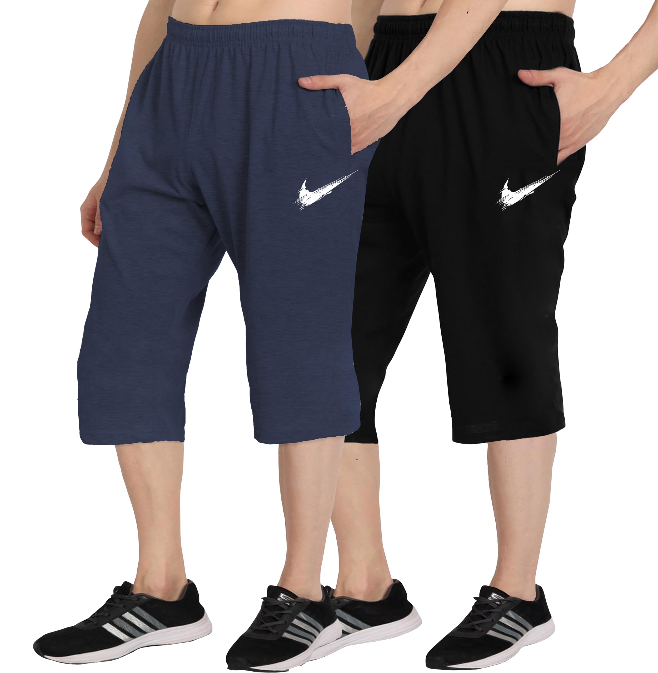 West Gate Clothing Plus Size Mens Three Fourth for Men | Mens Cotton Capri | Men's 3/4 Combo Pack 2 | Printed | Men's Capri 2XL,3XL,4XL,5XL-picture-28
