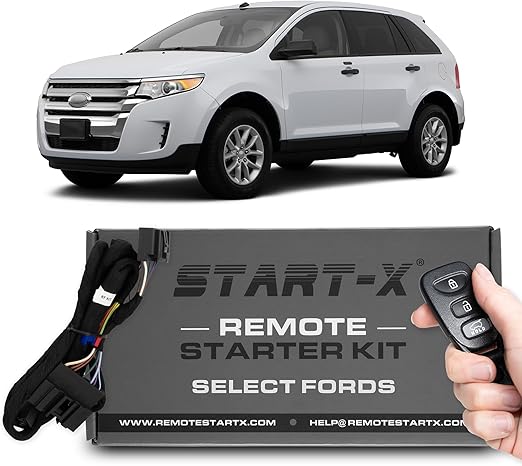 Start-X Remote Starter Kit for Ford F-150 11-14 || F-250 11-16 || F-350 11-16 || F-450 11-16 || F-550 11-16 || Edge 11-14 || Expedition 15–17 || Explorer || Completely Plug N Play, No Wire Splicing.
