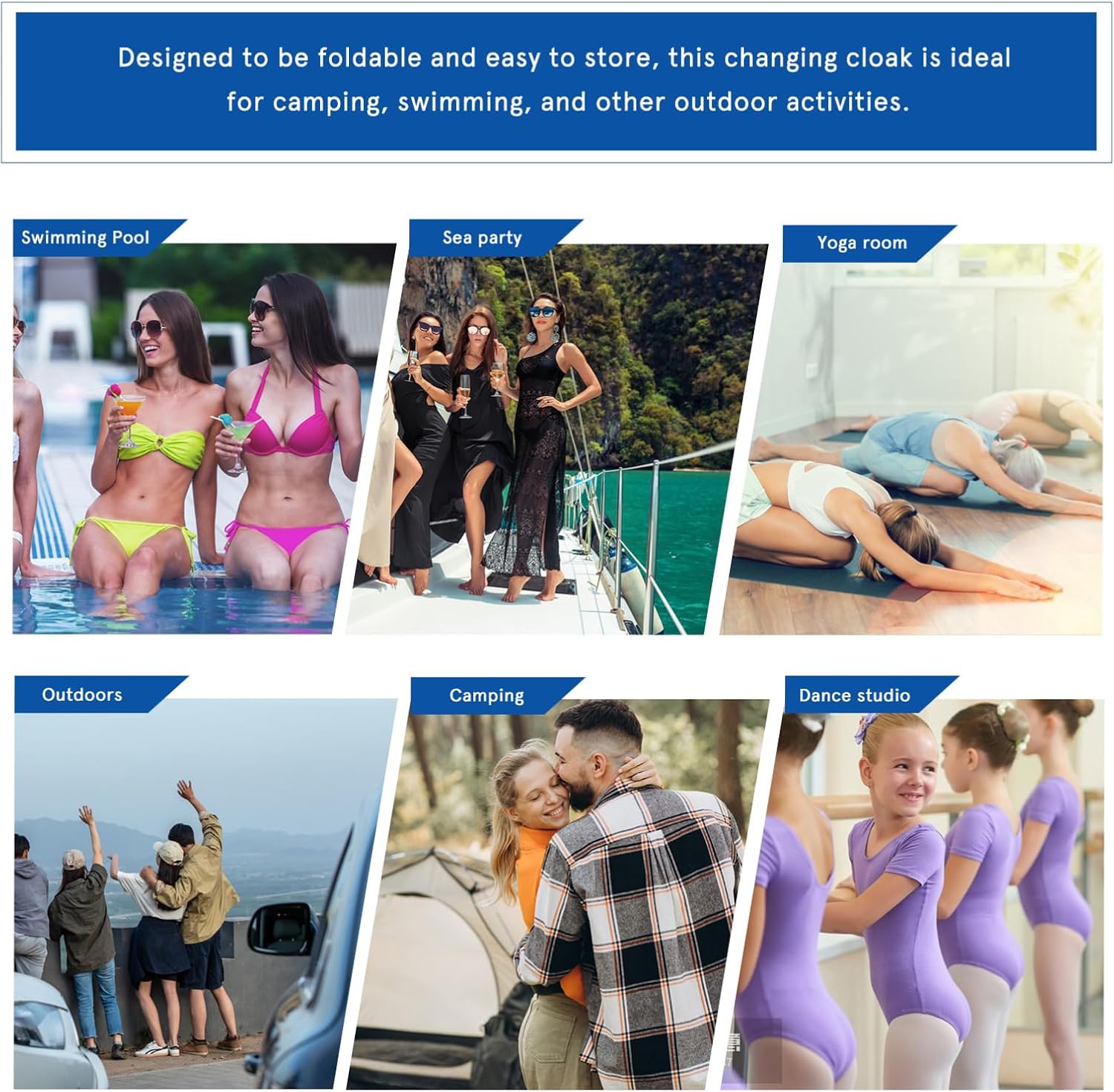 Portable Changing Room Changing Tent Instant Dressing Privacy Shelter for Swimming Camping