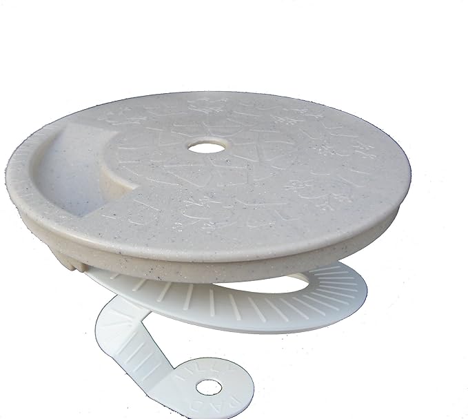 Critter Skimmer 10Inch Round Pool Skimmer Cover, Tan