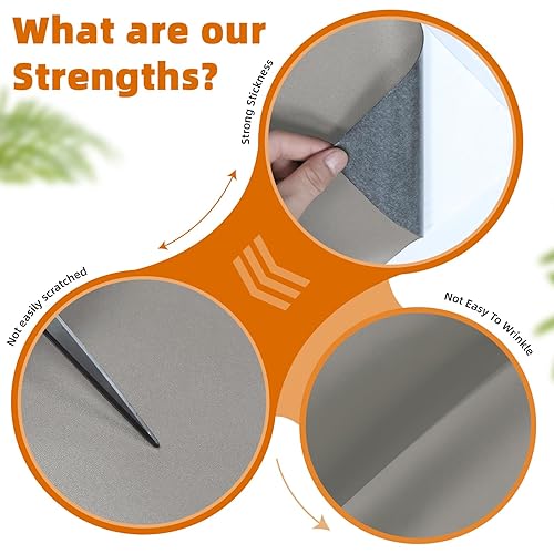 Miniatura 128 de Cinta de reparación de cuero, parche de reparación de cuero autoadhesivo para sofá, muebles, sofás, asientos de automóvil, kit avanzado de Café