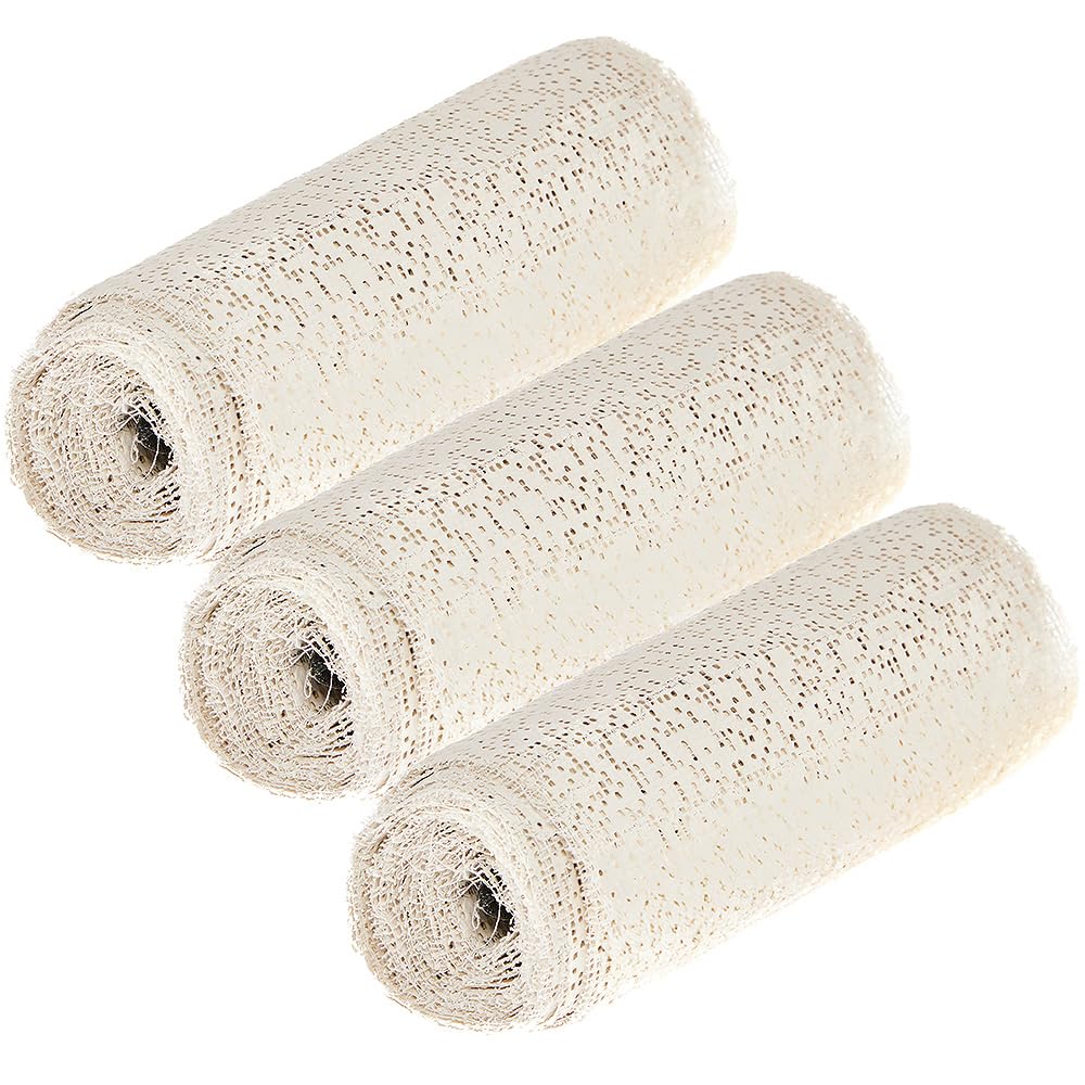 Baker Ross FN208 Vendas Mod Roc - Pack de 3, Vendas de escayola para modelar moldes y manualidades