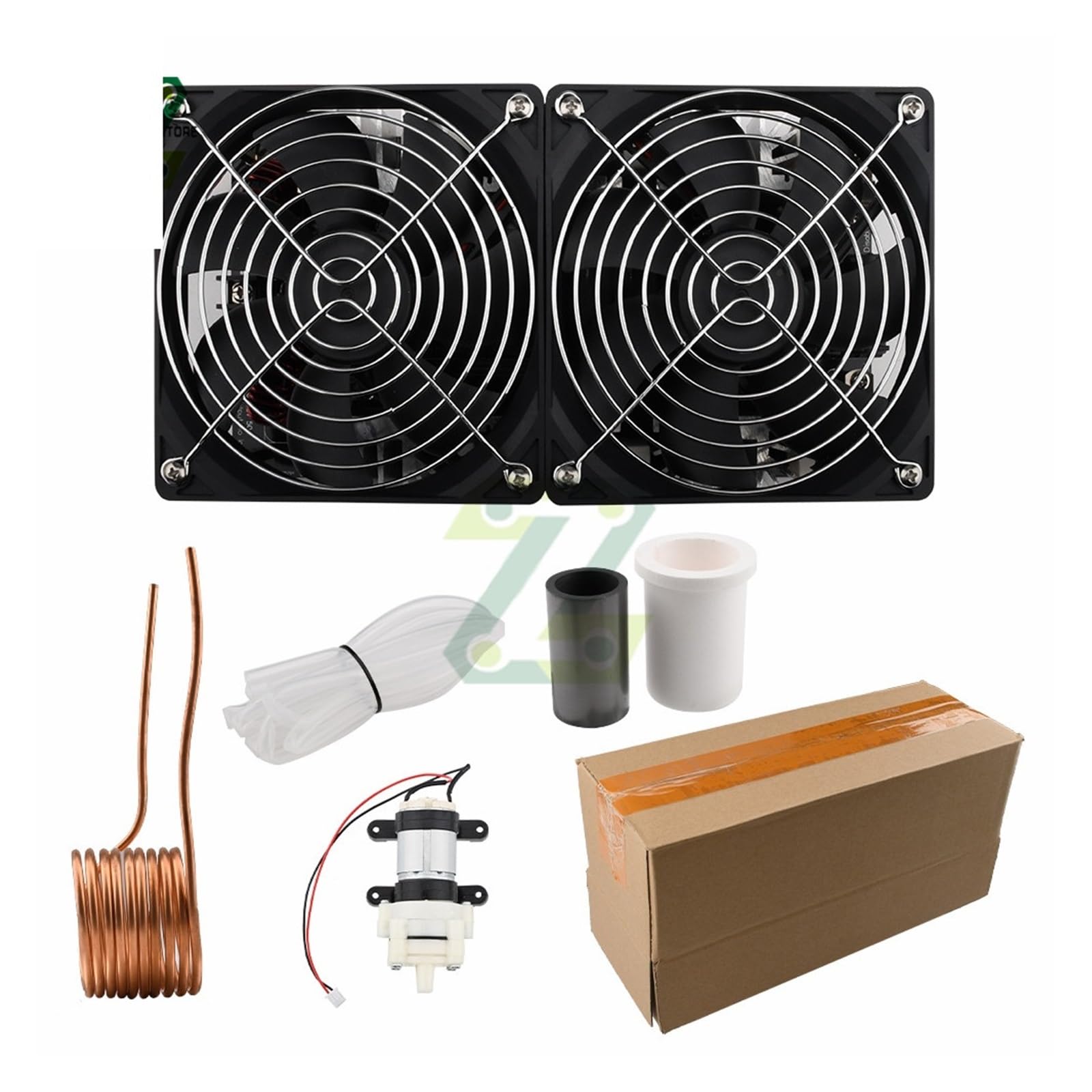 Nagrzewnica indukcyjna 2500W DC12-48V ZVS nagrzewnica indukcyjna płytka PCB nagrzewnica indukcyjna z cewką podwójny zestaw zasilający wentylatora