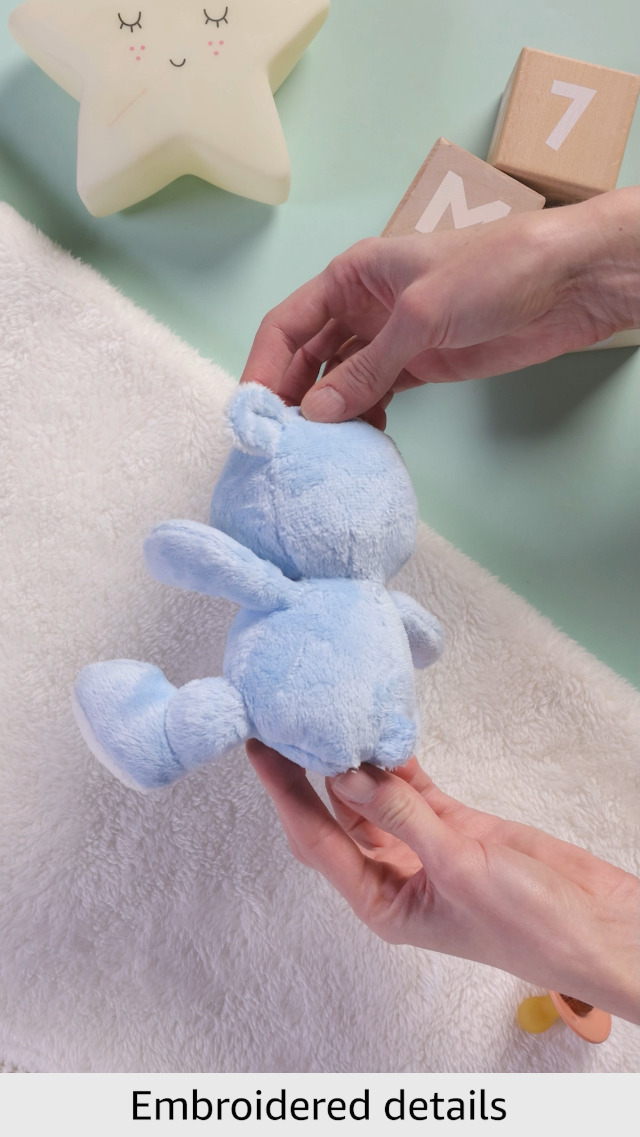 Suki Gifts Hug-a-Boo Baby Teddy Bär | 30,5 Cm Blau | Superweicher Plüsch | Mit Schleife | Ab Geburt
