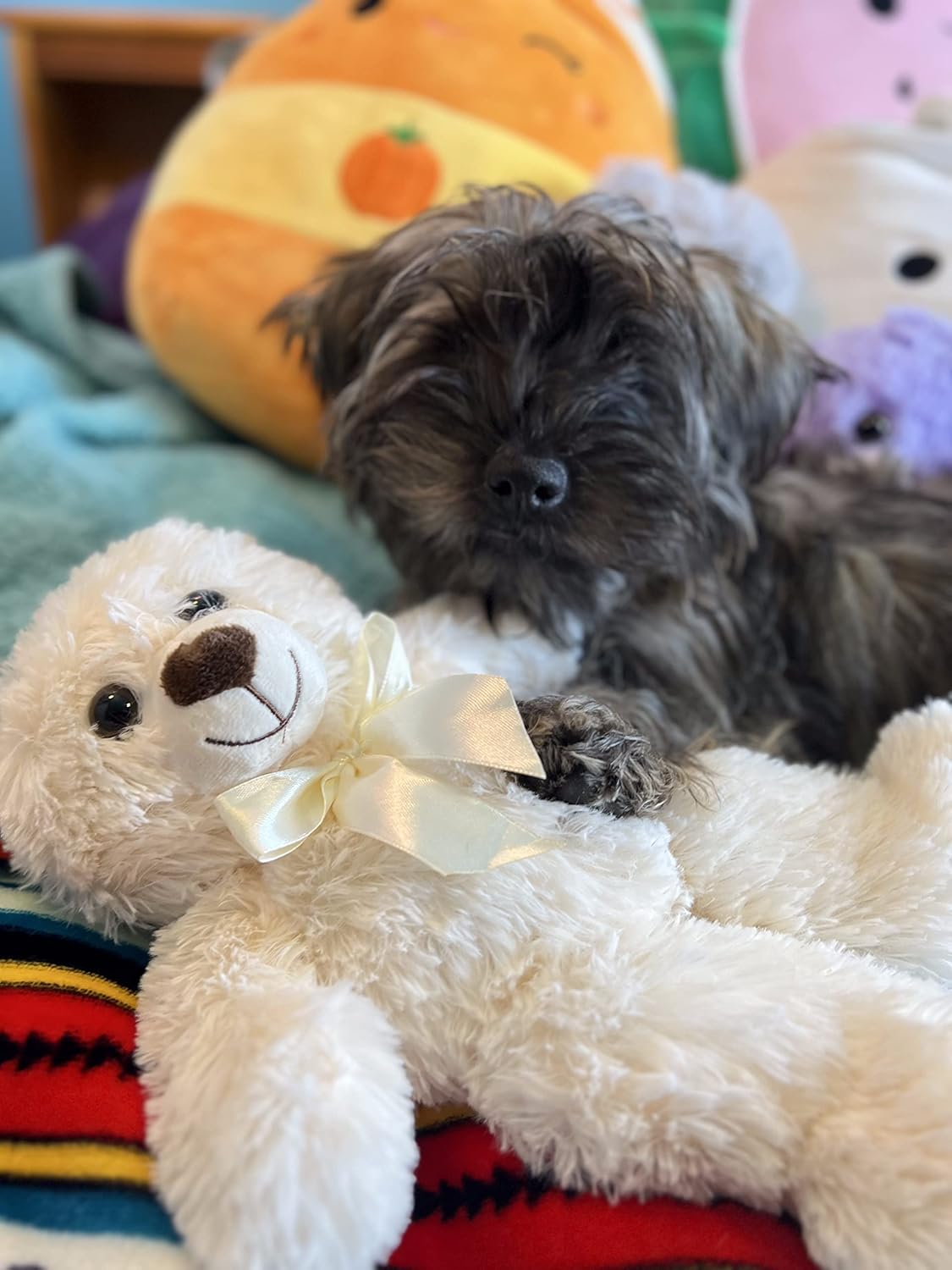 MorisMos 7-Pack 14" Teddy Bears Set, Plush Stuffed Animals for Baby Shower Centerpieces : Toys & Games