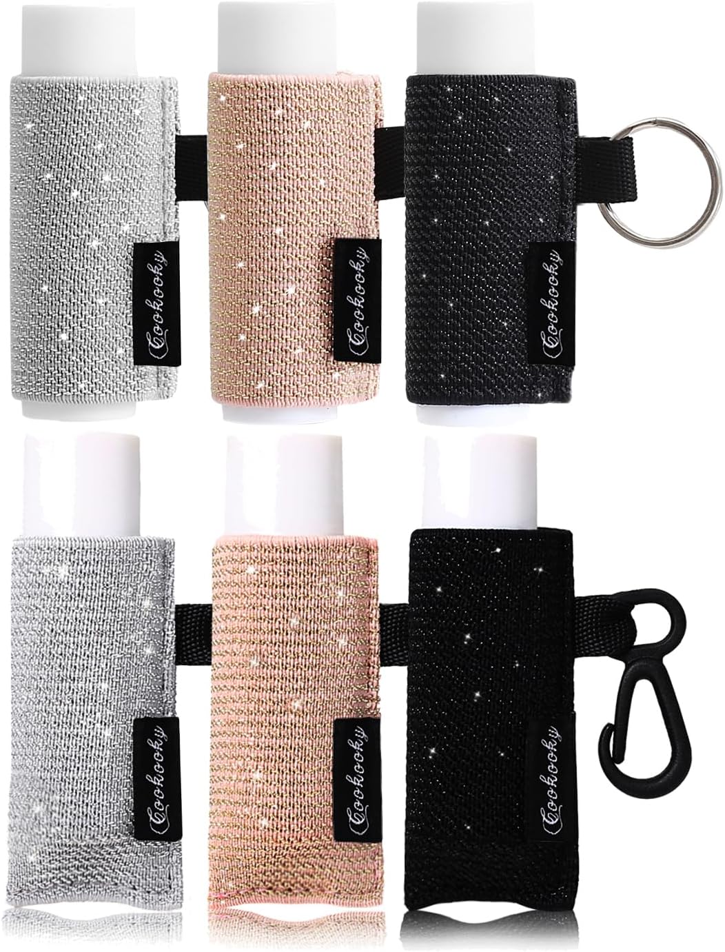 Chapstick Holder Keychain Cute Minimalist Design Lip Balm Keychain Holder