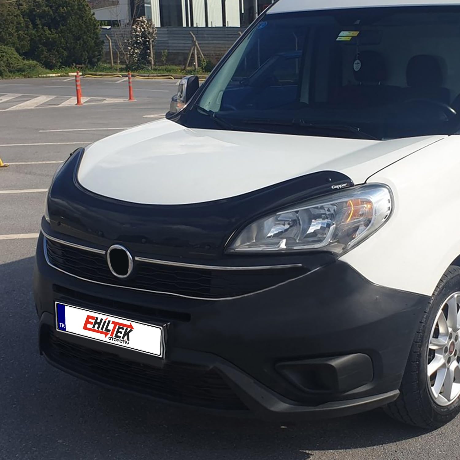 OMAC Gloss Black Bug Deflector For RAM ProMaster 2014-2025 Vans 3 thumbnail image
