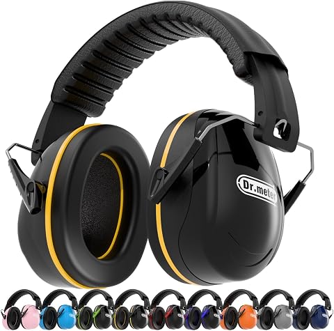 Dr.meter Ear Defenders Adults SNR 31dB, Adjustable & Comfortable