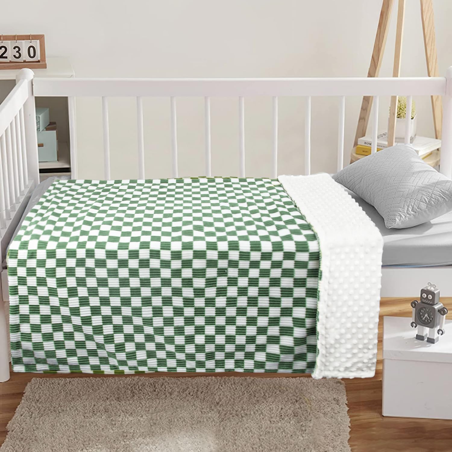 3D Checkerboard Grid Toddler Blanket for Baby Soft Sri Lanka Ubuy