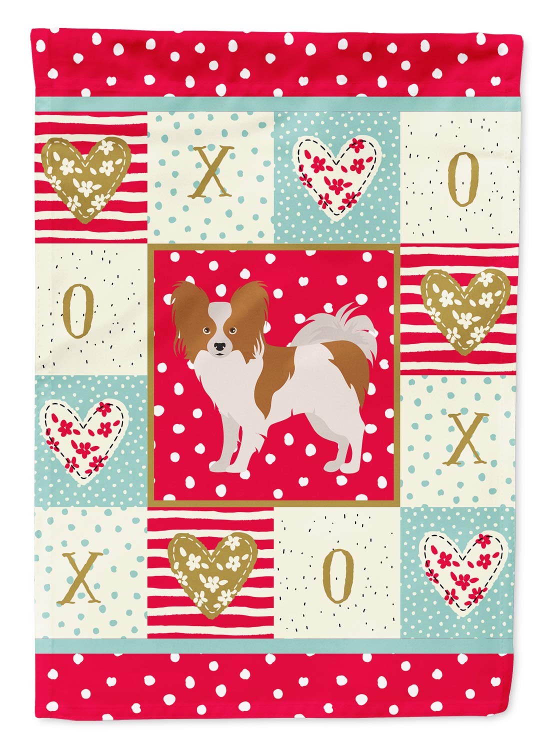 Drapeau Papillon 1 Love Caroline's Treasures grand pavillon de prestige multicolore