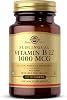 Solgar Vitamina B12 1000 mcg, 100 Nuggets, Producción de Energía y Glóbulos Rojos | Sistema Nervioso Saludable, Promueve la Salud Cardiovascular, Vitamina B, No-GMO, Libre de Gluten, Kosher, 100 Porciones Cápsula 100 Count (Pack of 1) 1