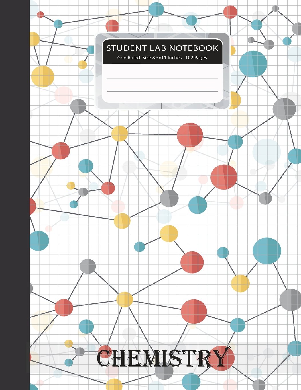 Student Lab Notebook Chemistry Laboratory Grid Ruled Size 8.5x11