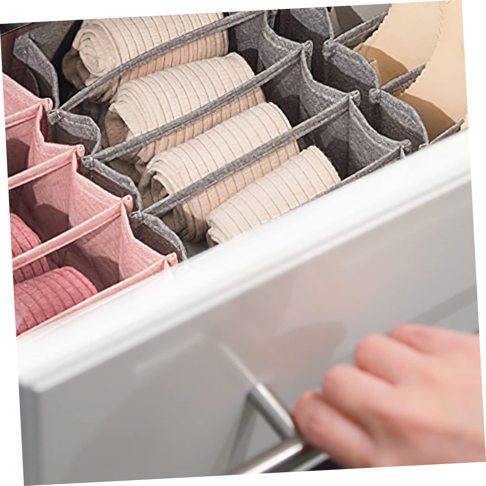 Didiseaon 3pezzi Organizzatore Biancheria Intima Scatola Per Calzini e Biancheria Intima Contenitore
