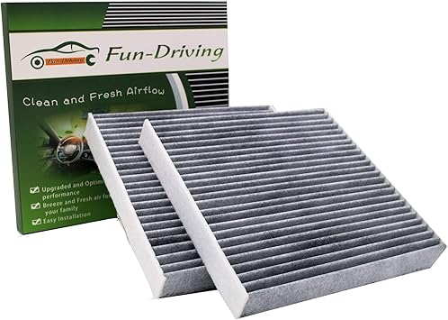 FUN-DRIVING 2 Pack FD157 Cabin Air Filter for AVALON/CAMRY/COROLLA/PRIUS/PRIUS PRIME/RAV4,ES350/RX350/RX350L/RX450H/RX450HL,CX-9