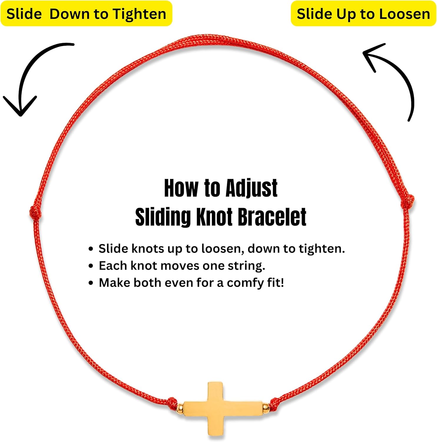 Zeytin 2pc Kabbalah Red String Bracelet Protection, Pulsera Roja De Protection Mujer, Red Bracelets for Women, Mother Daughter Heart Bracelets, Hilo Rojo De Proteccion Cross - Image 5