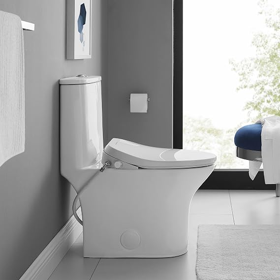 Swiss Madison Well Made Forever SM-STS21, Cascade Smart Toilet Seat Bidet , White