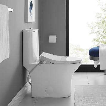 Swiss Madison Well Made Forever SM-STS21, Cascade Smart Toilet Seat Bidet , White