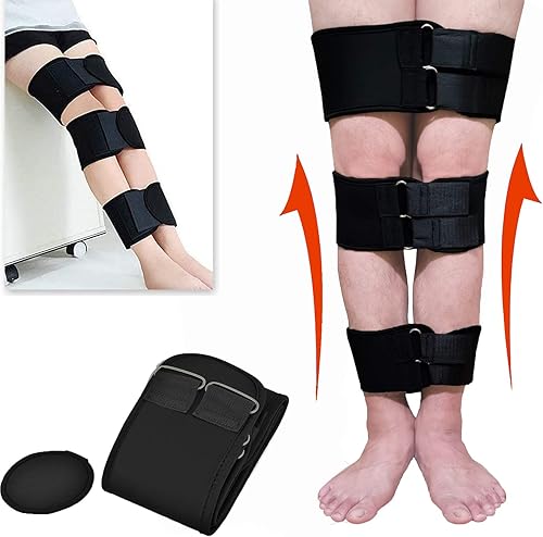 Dispositivo de corrección de piernas, cinturón de corrección de pierna tipo XO, banda de cinturón corrector de piernas de 3 sistemas endereza el