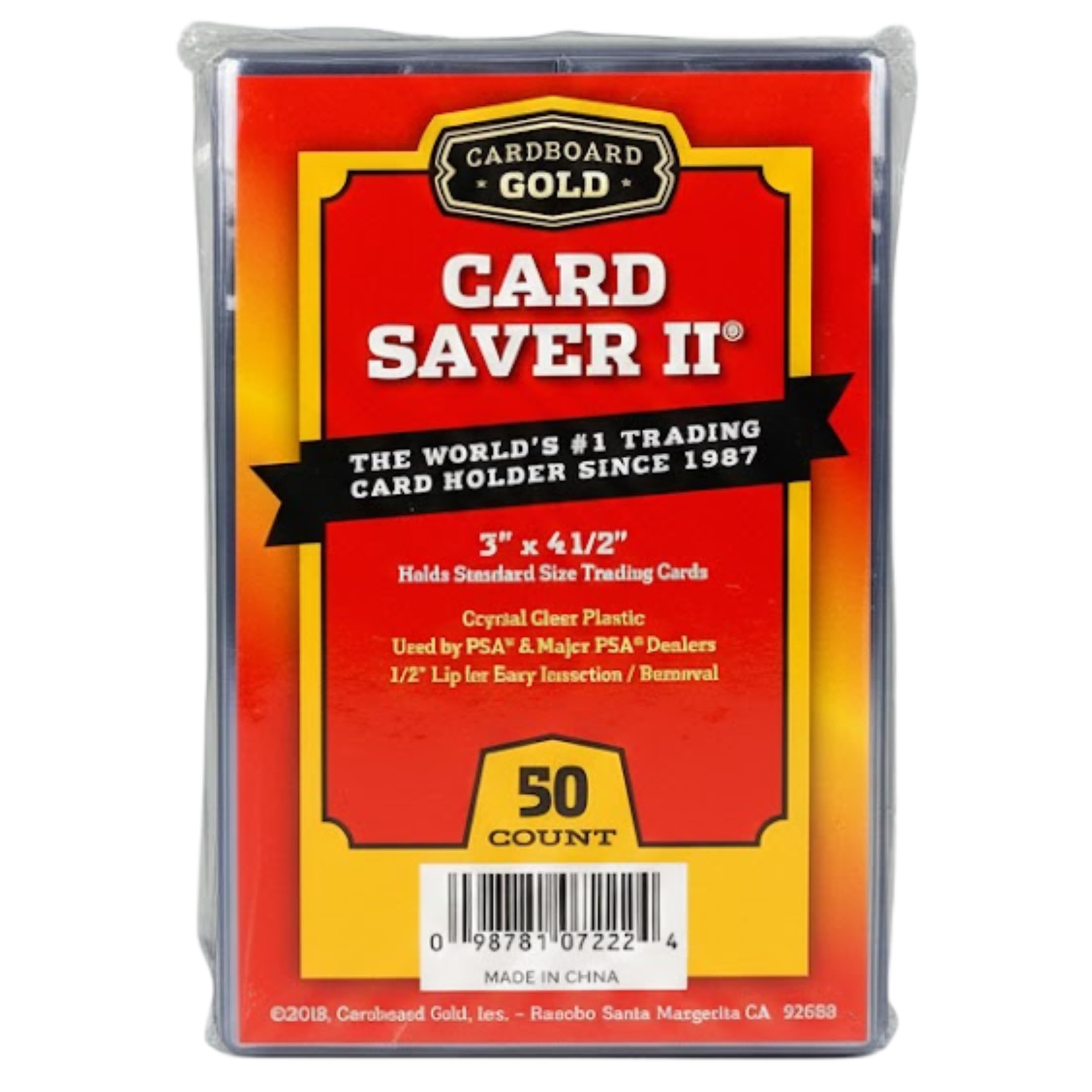 Amazon.com: Cardboard Gold Card Saver 2 - Semi-Rigid Card Holder