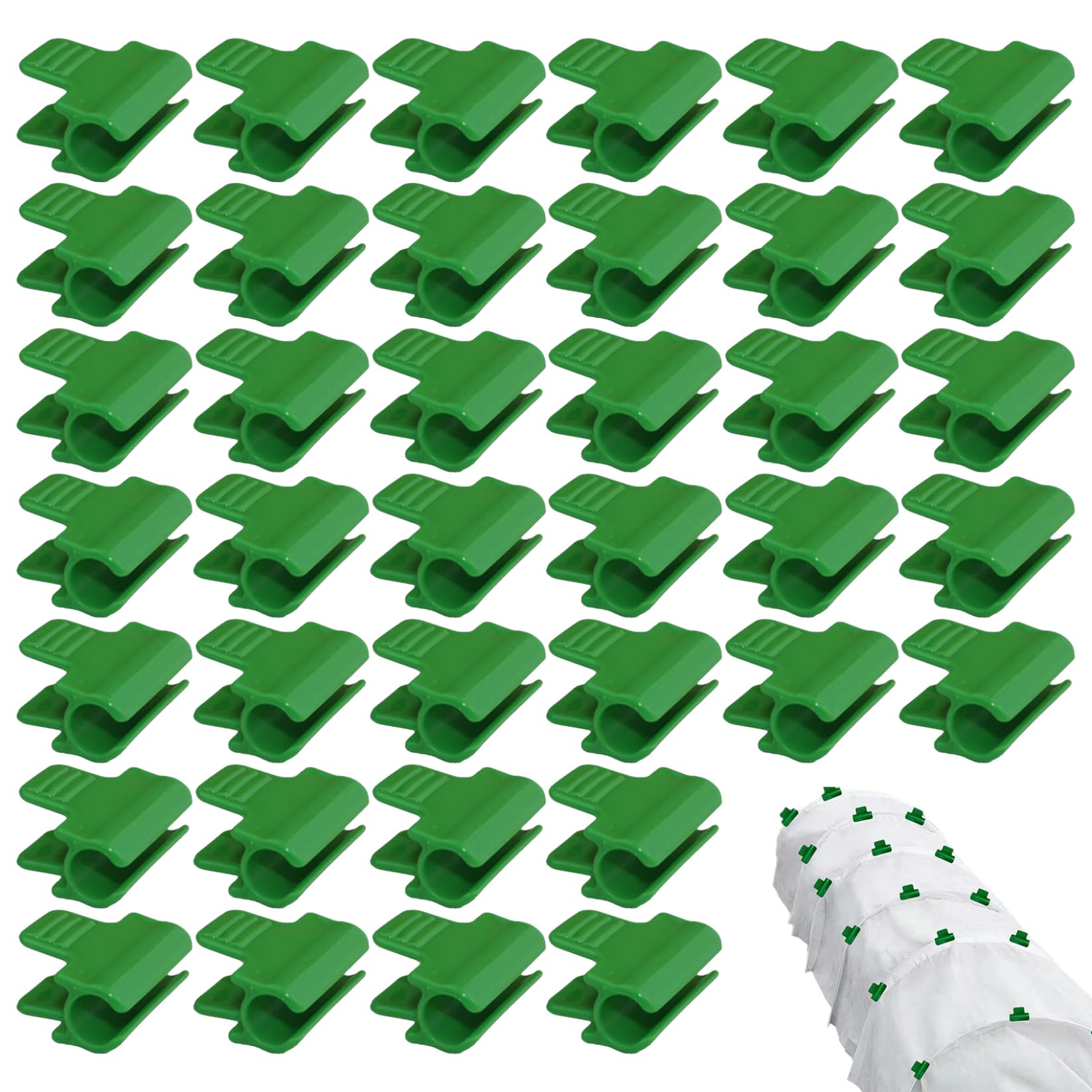 Clips plantes en plastique robustes pour aménagement durable de potager - 5