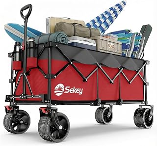 Sekey XXXL 4013 verlängerter Bollerwagen Faltbar 300L 200KG All-Terrain