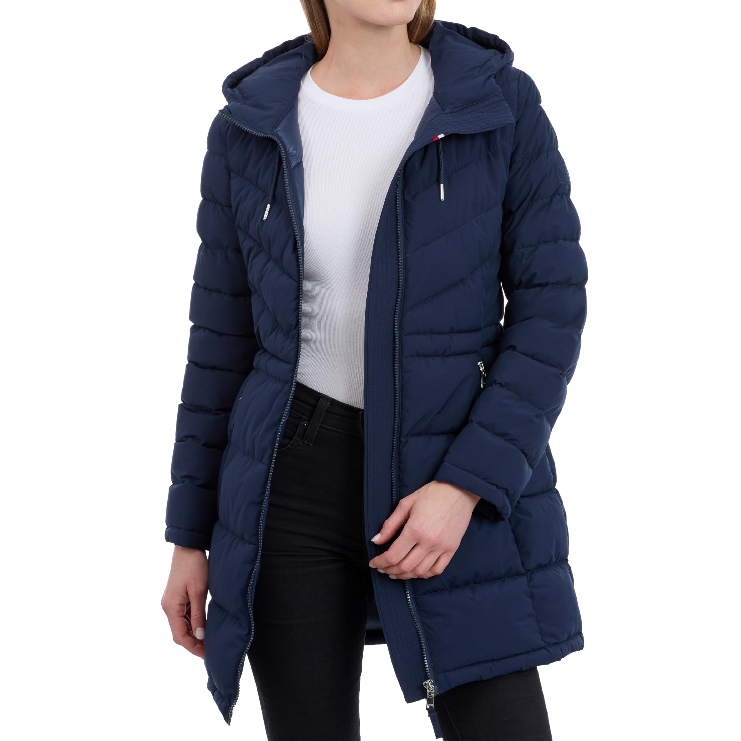 Womens Every Day Essential Long Lightweight Coat
