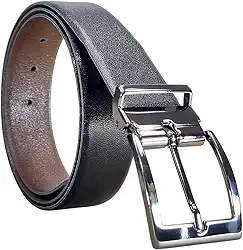 Cinto Masculino Social Couro Legítimo Grande Plus Size GG XL XXL Dupla Face Elegante