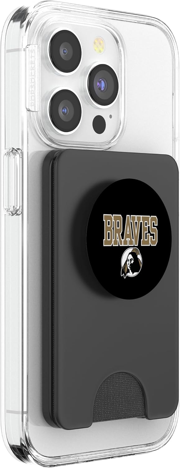 North Carolina at Pembroke | Official NCAA | NCAFUNCP02 PopSockets PopWallet for MagSafe