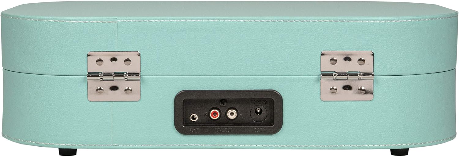 Grеаtеѕt Prоduсt Crosley CR8009A-TU Discovery Vintage Bluetooth 3-Speed Belt-Driven Suitcase Turntable, Turquoise