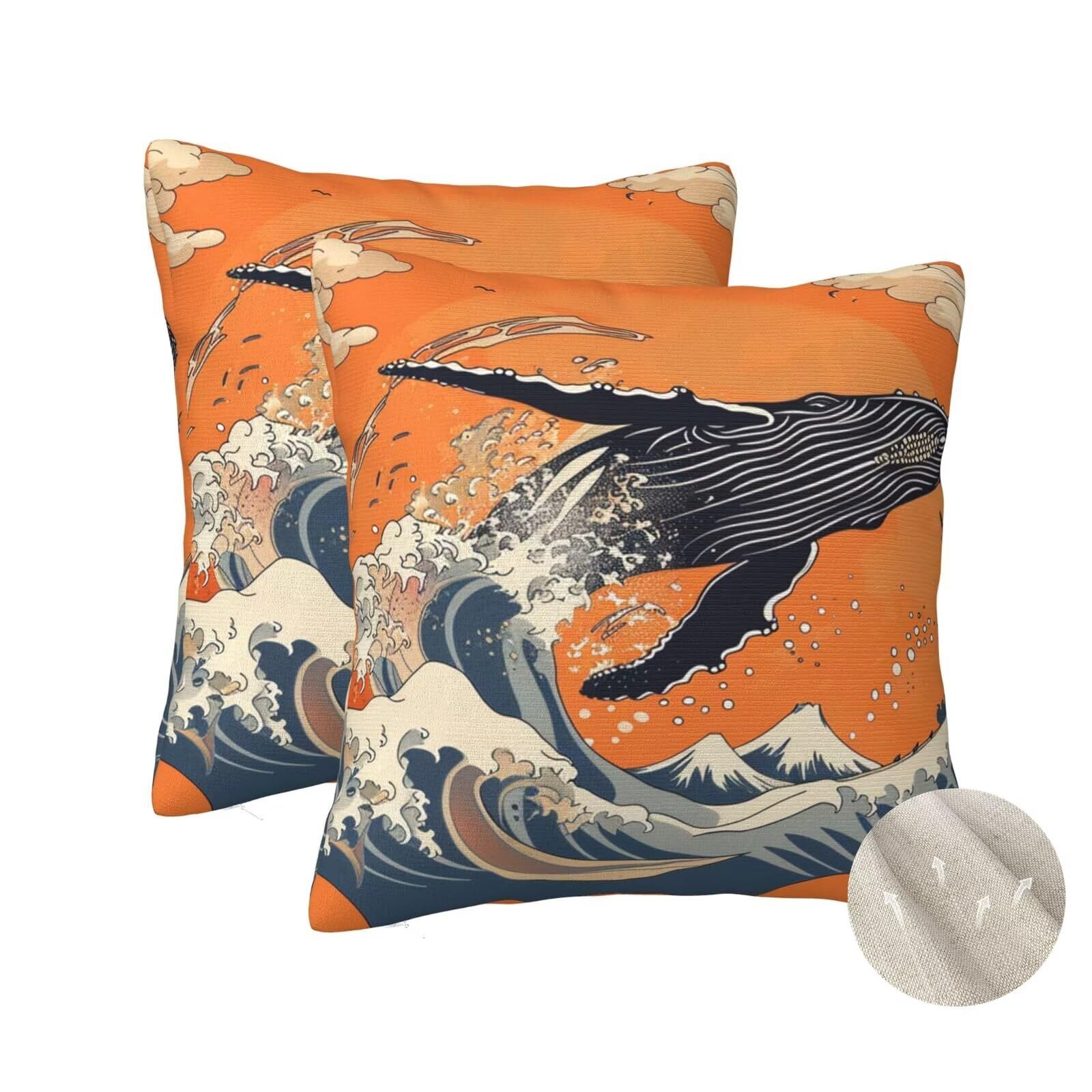 Housse coussin 60x60 pour canape usage lot de 2 coussins decoratifs maison carrés