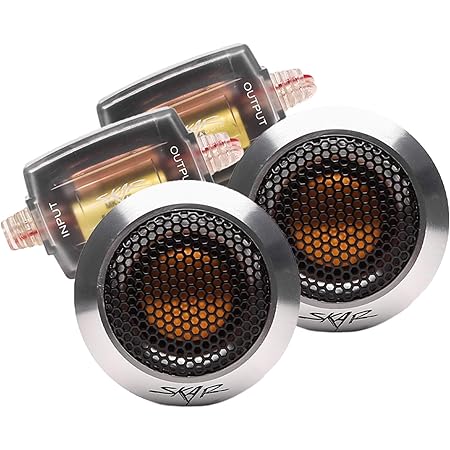 Skar Audio SPX-T 1-Inch 320 Watt Max Power Elite Neodymium Aluminum Dome Tweeters, Pair