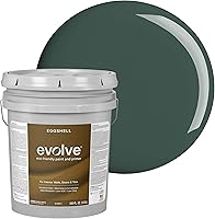 Vista 107 de EVOLVE Pintura e imprimación para interiores, cáscara de huevo (blanco alabastro), 1 galón, cobertura de una capa, excelente oculto, bajo contenido