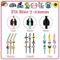 Vista 3 de 20 adornos para lápices, bonitos dijes para lápices para decoración de premios de aula, suministros escolares, recompensas de aula