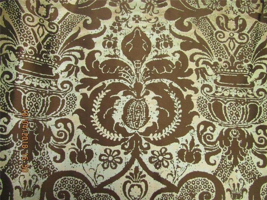 Soie dupion marron et or de 137,2 cm, l'histoire d'un tissu d'exception - 4