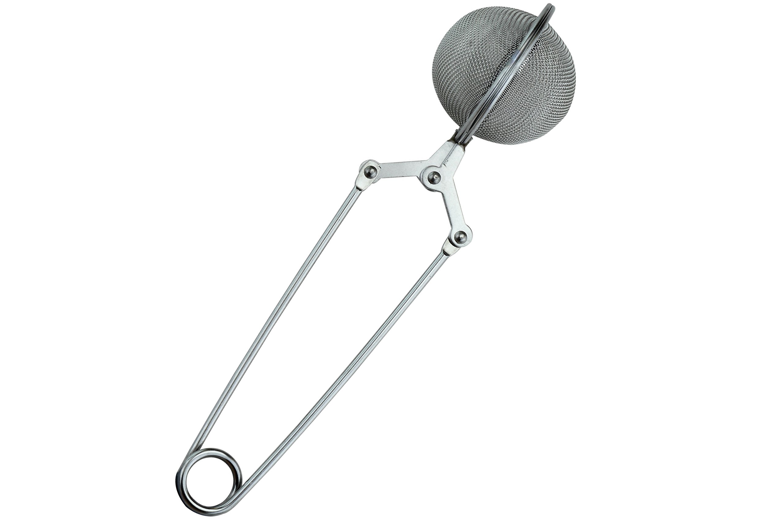 APOLLO THE HOUSEWARES BRAND Tea Infuser Tongs, Silver, 8.1x22x4.7, Stainless Steel,6318