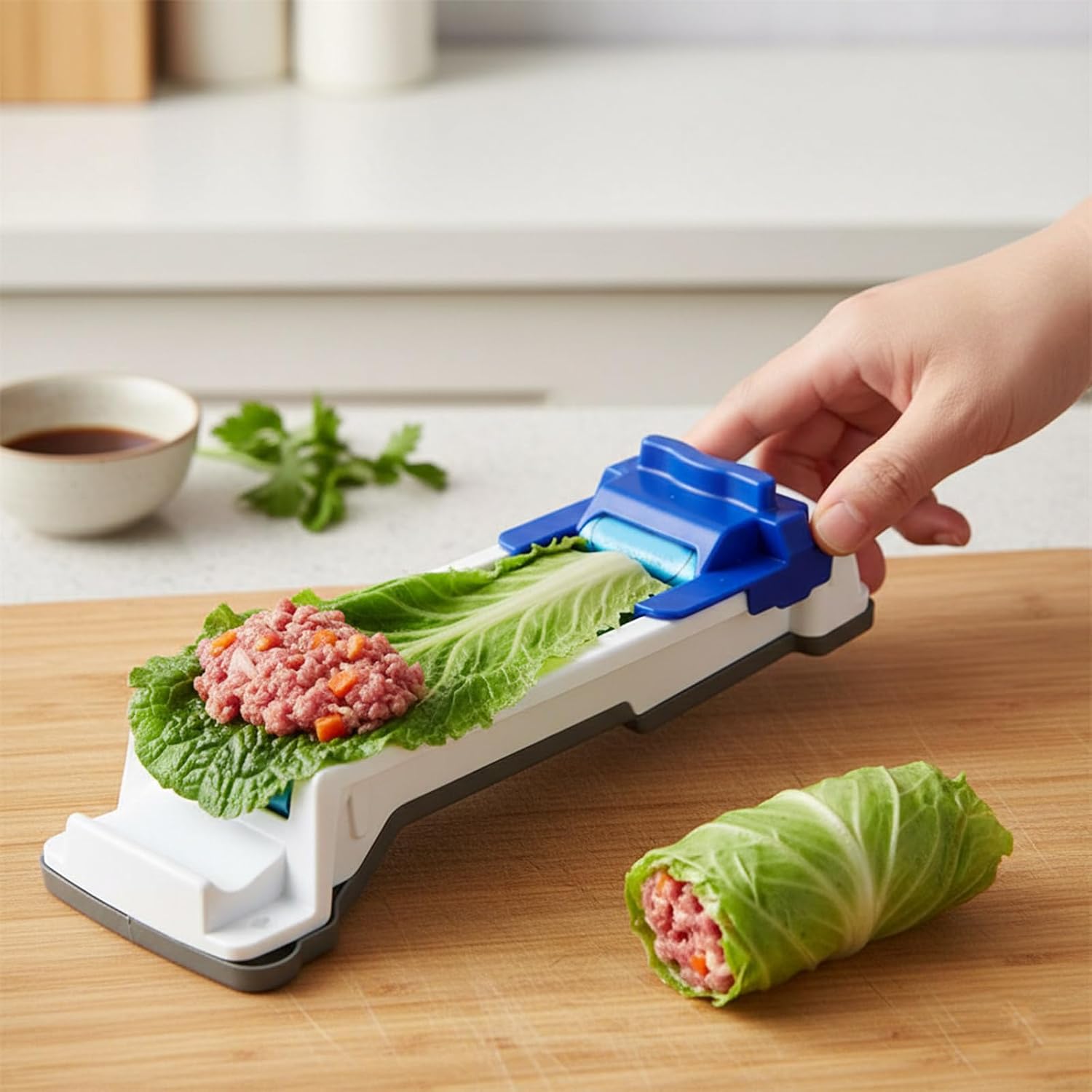Food Safe Spring Roll Roller Vegetable Meat Rolling Tool Sushi Maker Eggroll Wrap Saves Time in Meal Preparation Kitchen Eggroll Wrapping Tool