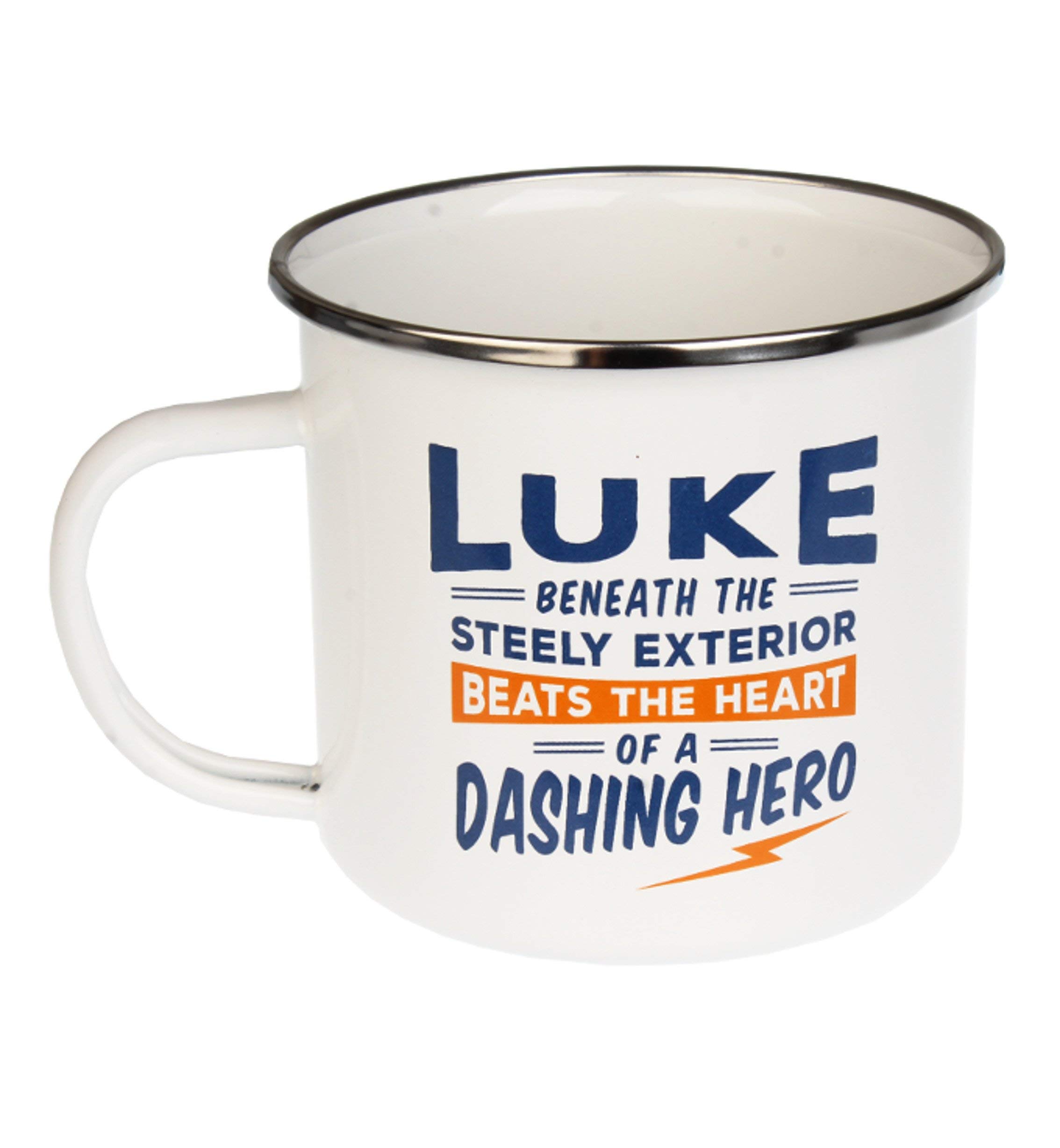 Enamel Personalised Name Mug (Luke)