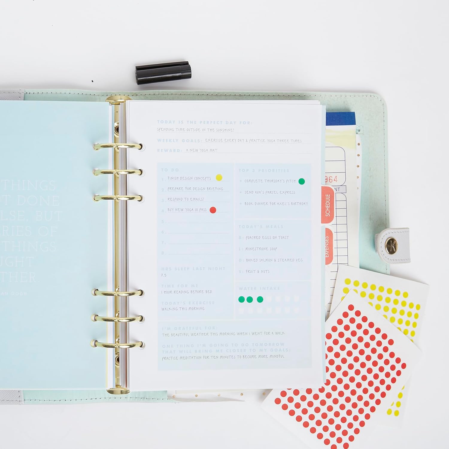 Blick Labels, Yellow, Self Adhesive Stickers, Coloured Dot, Circles, 5mm, 980 Labels, for Home, Office, Family, School, Holiday Calendar Organising, Planner, Rewards Chart, Colour Coding