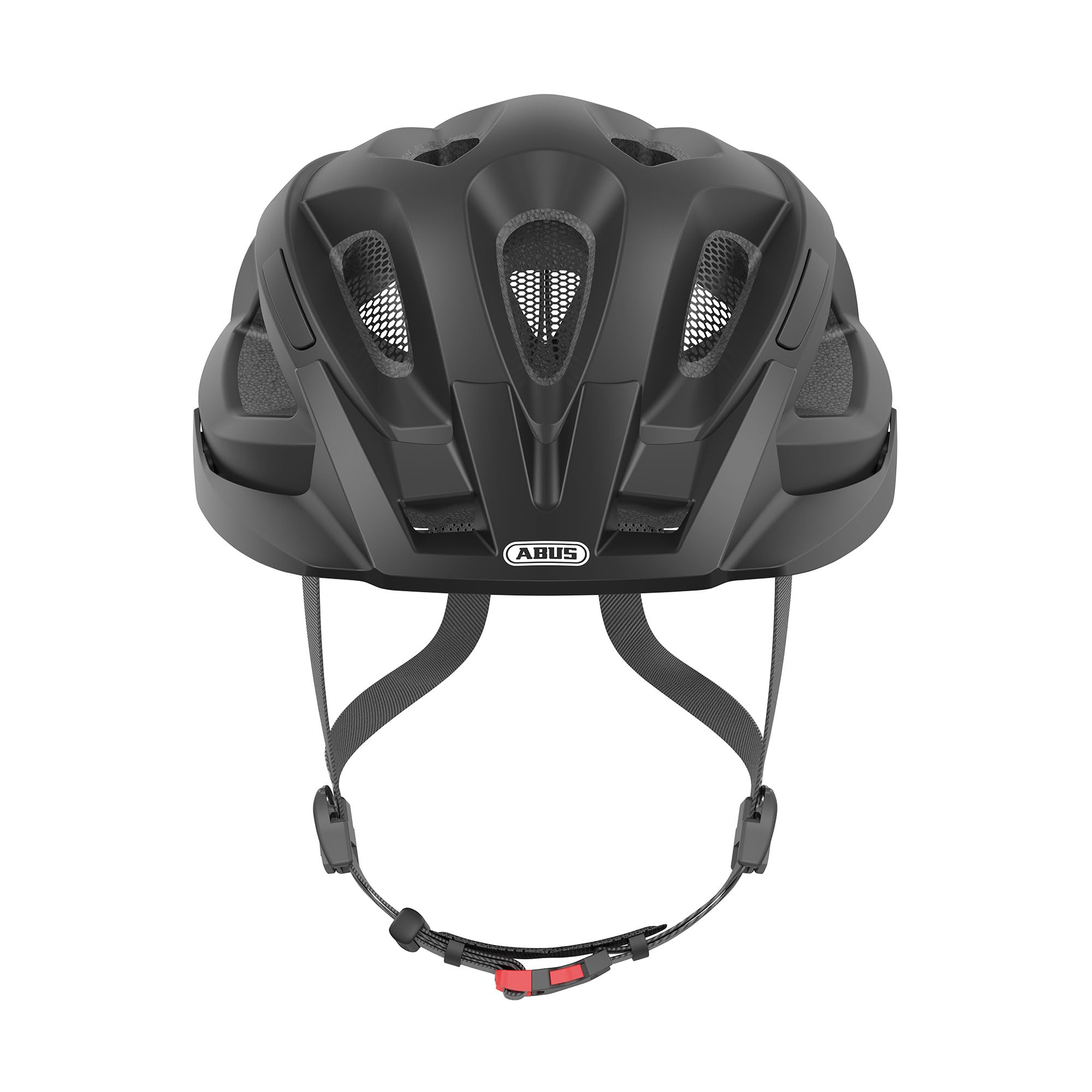 ABUS Stadthelm Aduro 2.0 - uniwersalny kask rowerowy z oświetleniem - sportowy design do ruchu miejskiego - dla kobiet i mężczyzn - czarny matowy, rozmiar S