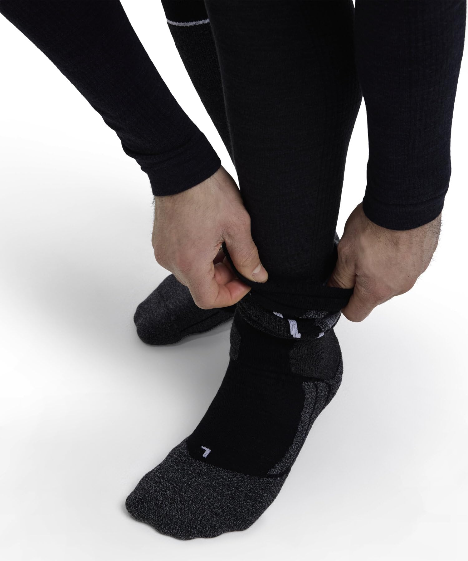 FALKE Herren Wool-Tech Long Funktionsunterhose lang atmungsaktive klimaregulierende geruchshemmende nachhaltige Wolle Funktionsmaterial kalte bis sehr kalte Temperaturen Funktionsunterwäsche 1 Stück