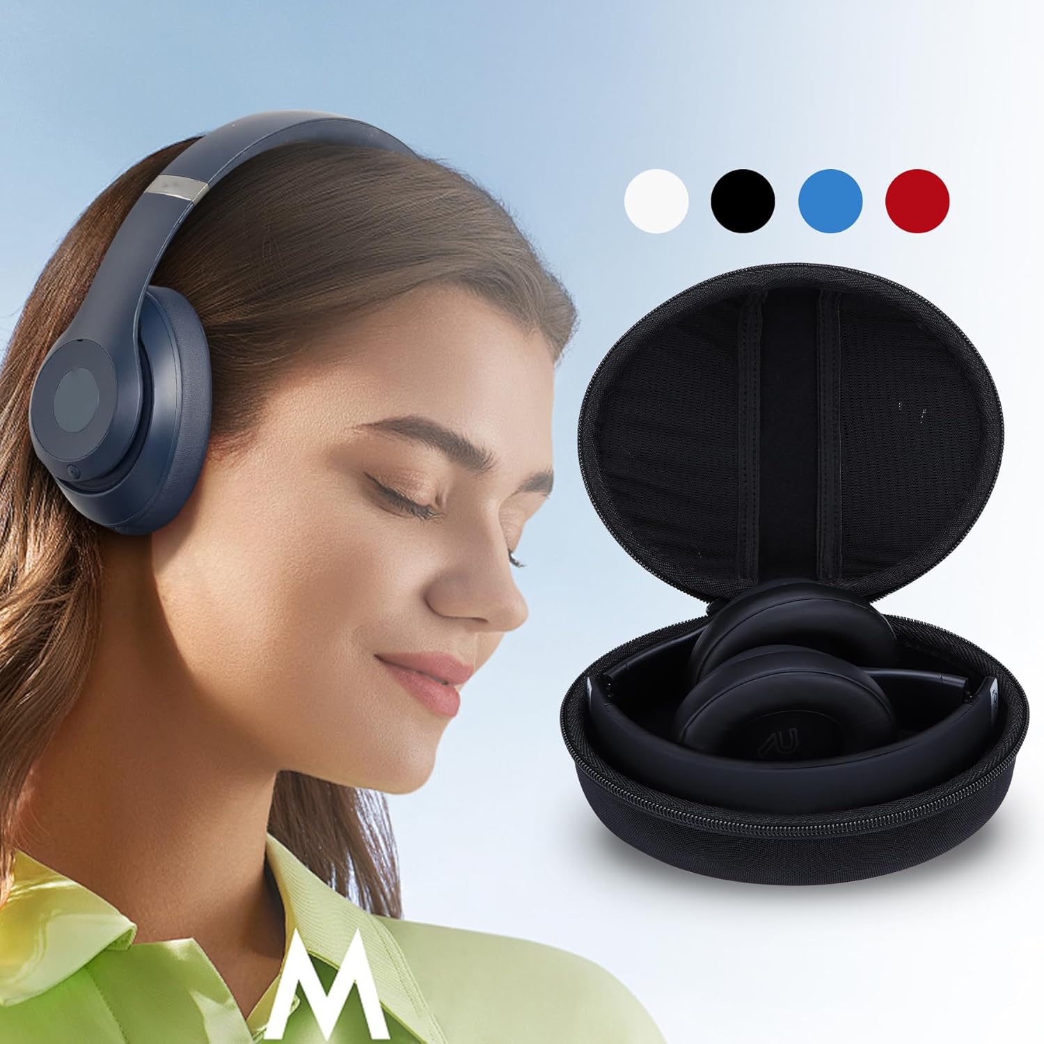 Hard Carry Case Compatible with Beats Studio Pro Studio 3 Solo 4 Solo 3 Solo 2 Wireless Noise Cancelling Over-Ear Headphones (Black Case) - Image 9