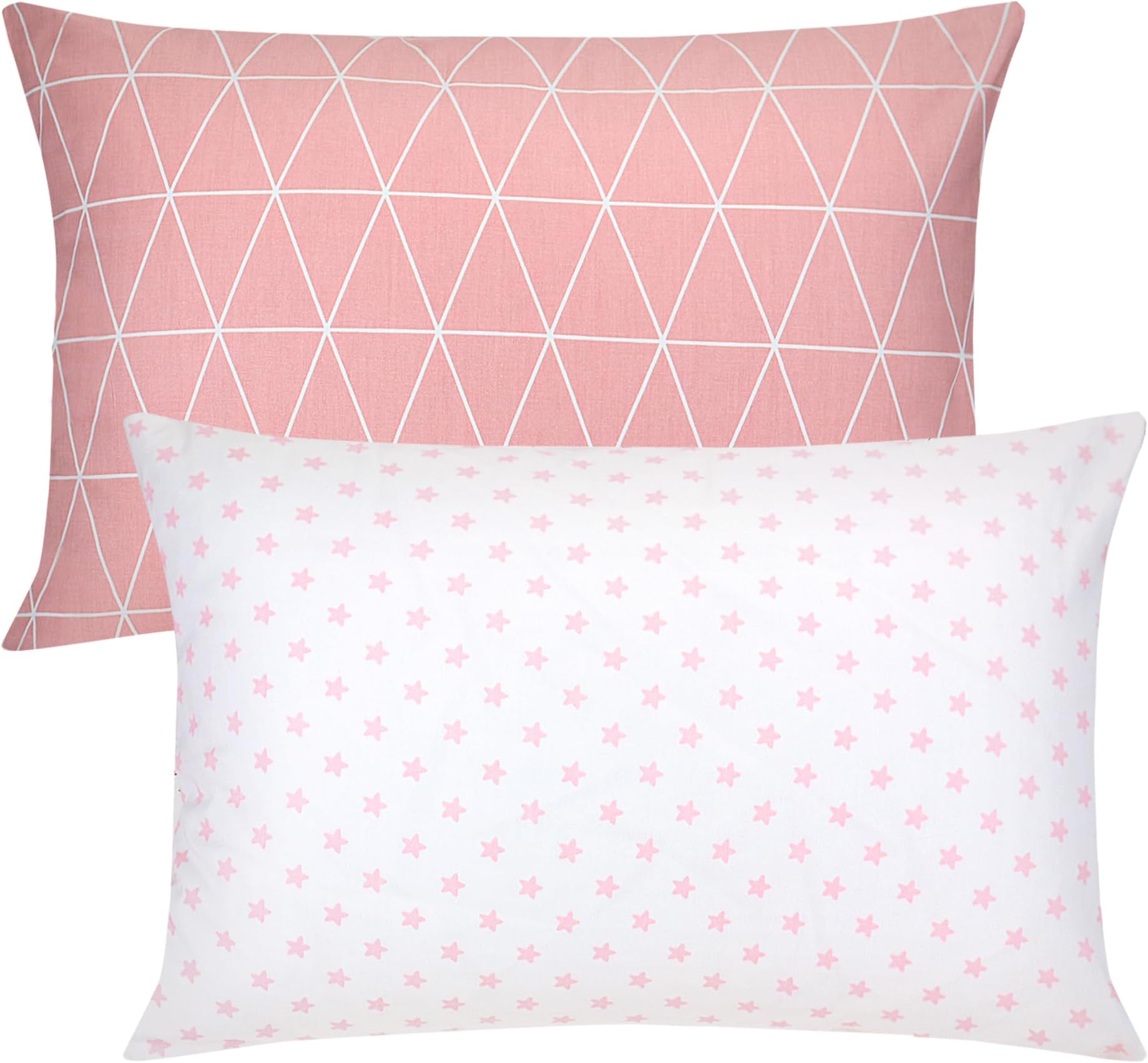 Kids Toddler Pillowcase(33x46cm) 2 Pack, 100 Jersey Cotton Ultra Soft