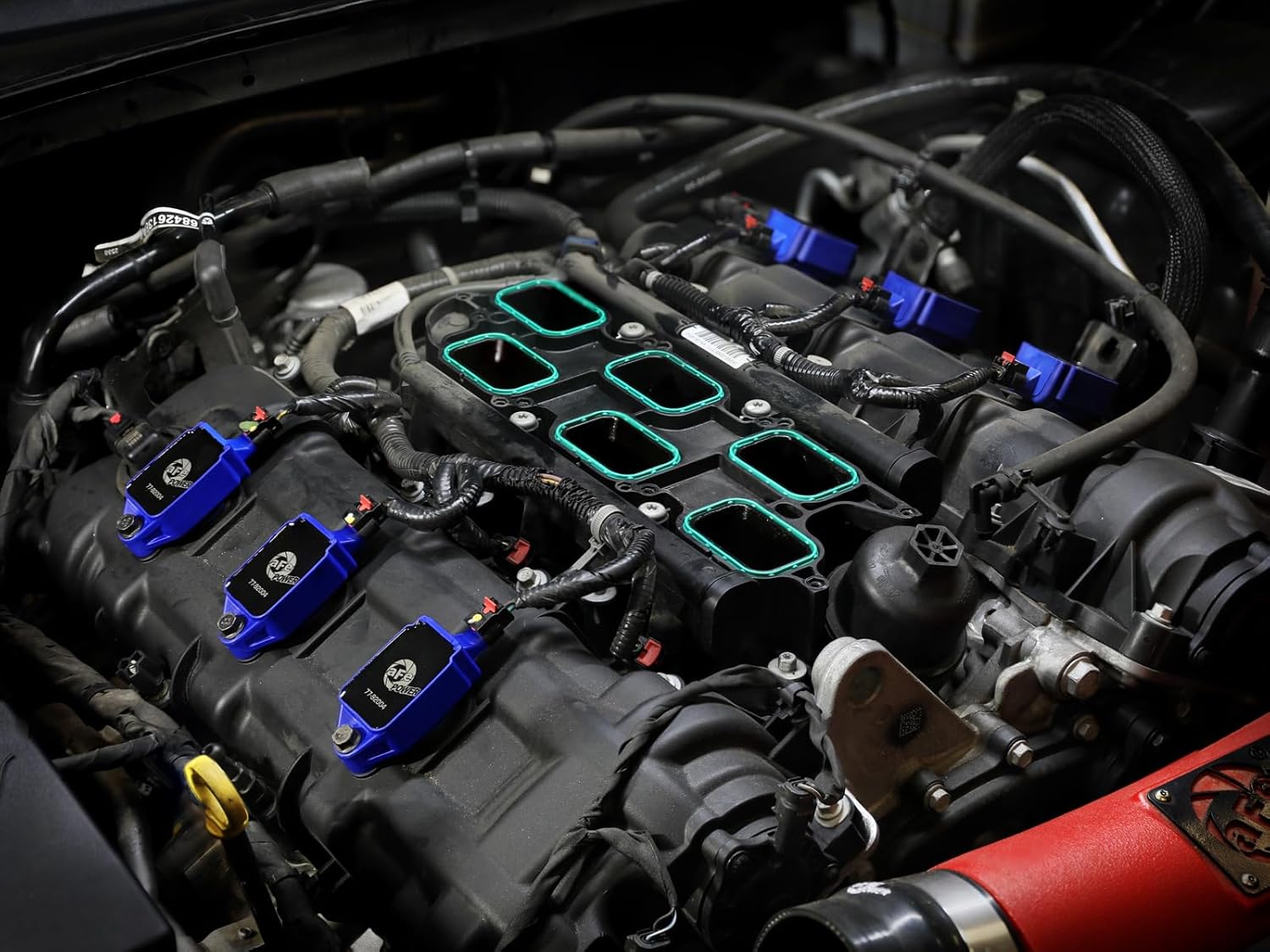 aFe Power 77-92004-MC SCORCHER High-Performance Ignition Coil for 11-23 Dodge/Jeep/RAM V6 (6 pack)