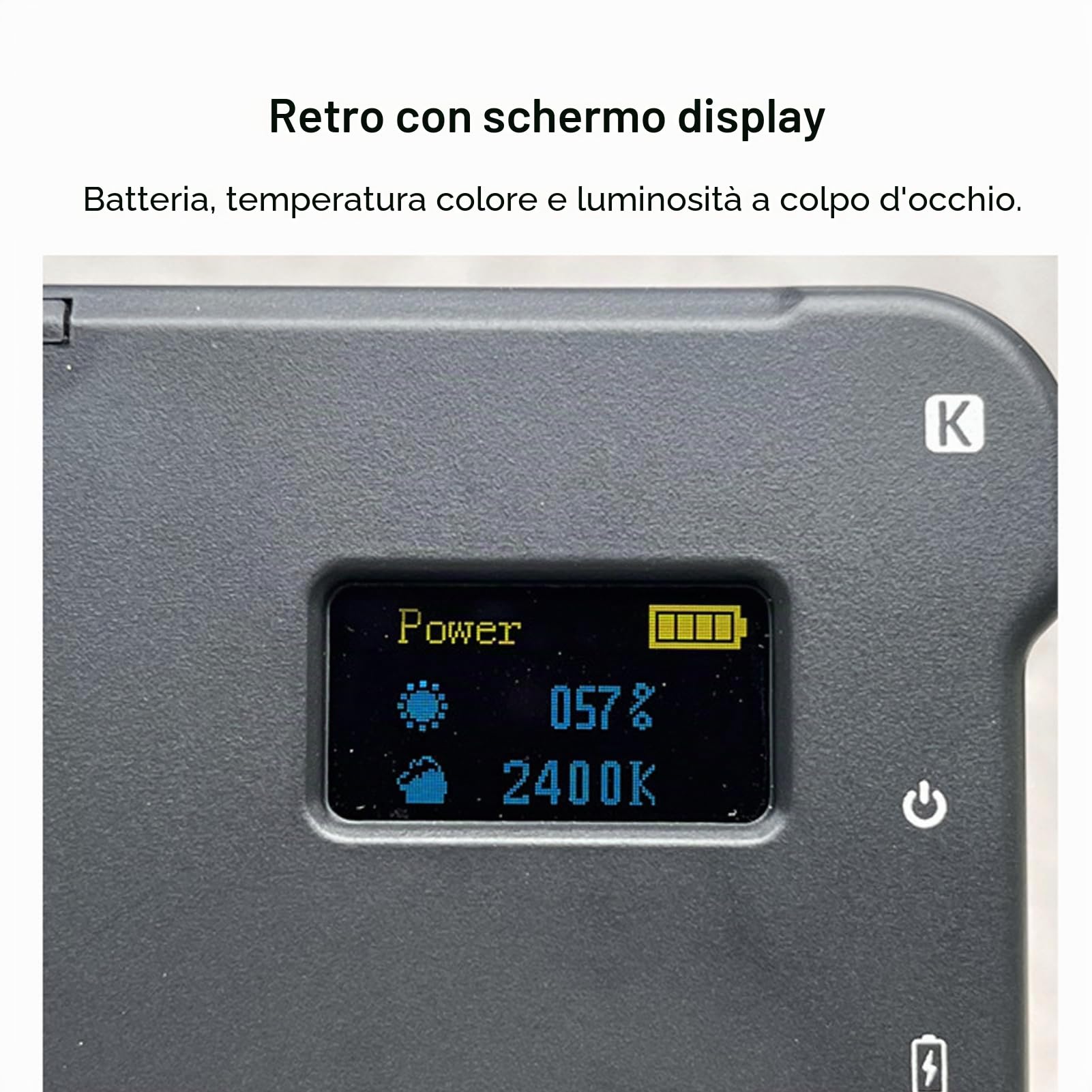 Illuminazione a LED per Fotografia, Luce per Fotografia di Tatuaggi Luce Ricaricabile Wireless con 180 Chip LED Lampada con Temperatura di Colore e luminosità Regolabile per